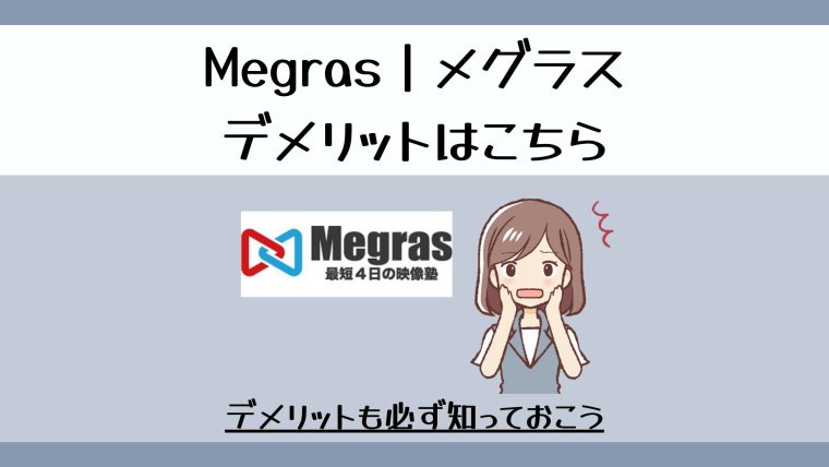Megras｜メグラスのデメリット